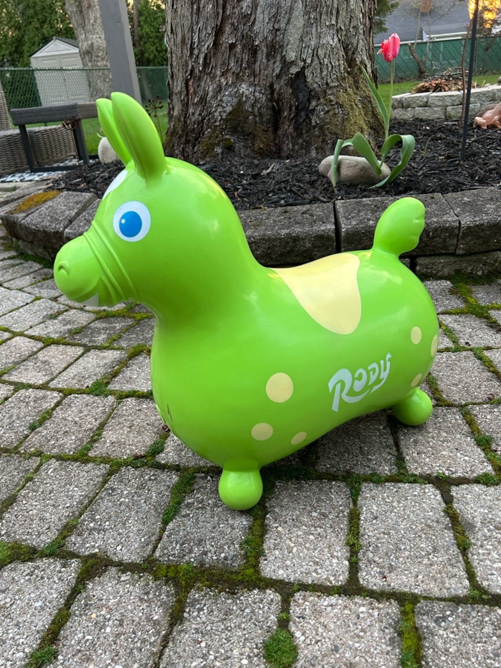 GYMNIC Rody Inflatable Horse-  "Arte Swirl" Design